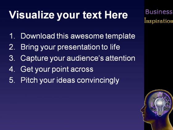 Business Inspiration Future PowerPoint Template 1110