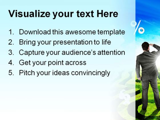 Business Strategy Future PowerPoint Template 1110