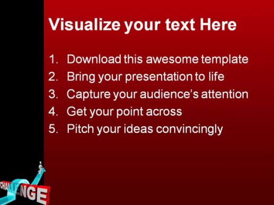 Challenge Business PowerPoint Template 1110
