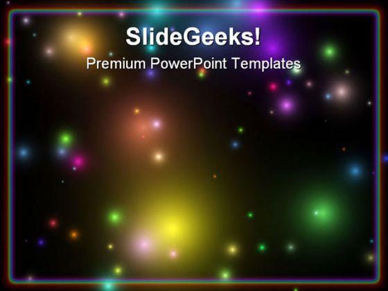 Cosmos Globe PowerPoint Template 0610