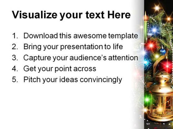 Decorations01 Christmas PowerPoint Template 0610