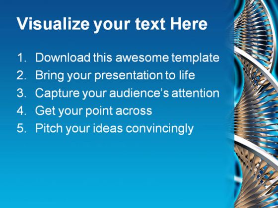 Dna Medical PowerPoint Template 0610