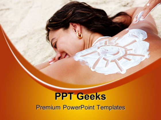 Enjoy Sun Beach PowerPoint Templates And PowerPoint Backgrounds 0411