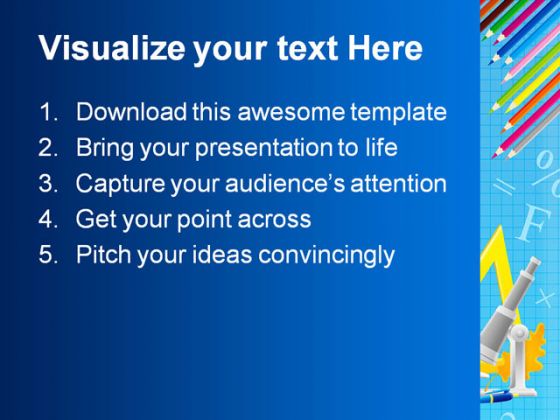 Frame Education PowerPoint Template 0610