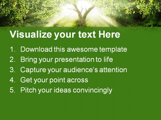 Garden Eden Nature PowerPoint Templates And PowerPoint Backgrounds 0411