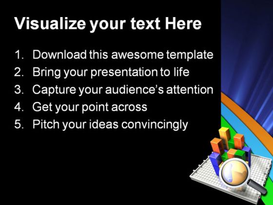 Graph Business PowerPoint Template 0510