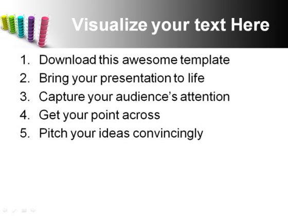 Graph Business PowerPoint Template 0910