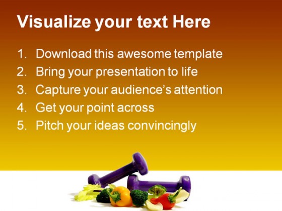 Healthy Resolution Food PowerPoint Templates And PowerPoint ...