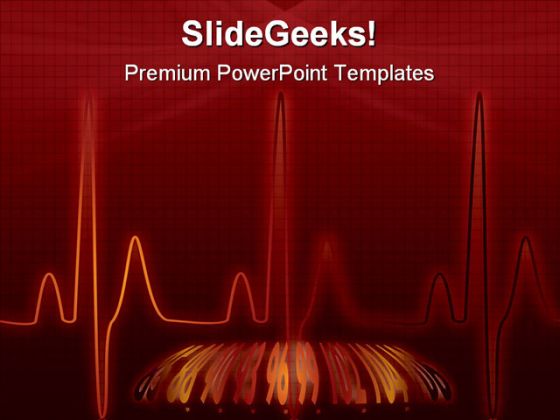 Heartbeat Medical PowerPoint Backgrounds And Templates 1210