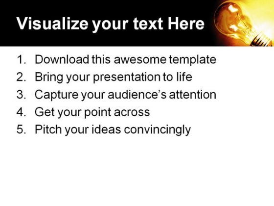 Idea02 Business PowerPoint Template 0810