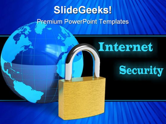 Identity Security PowerPoint Template 1110