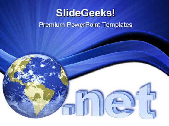 Internet Globe PowerPoint Template 1110
