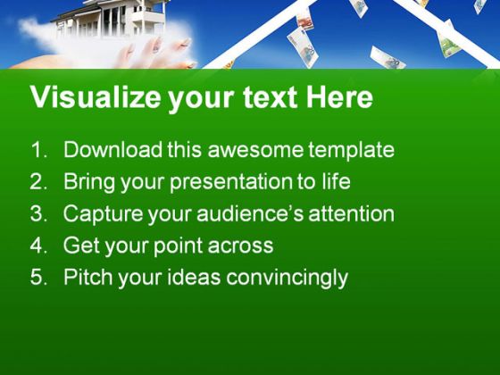 Invest In Real Estate Business PowerPoint Template 0910