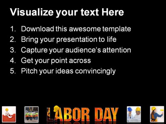 Labor Day Construction PowerPoint Backgrounds And Templates 1210