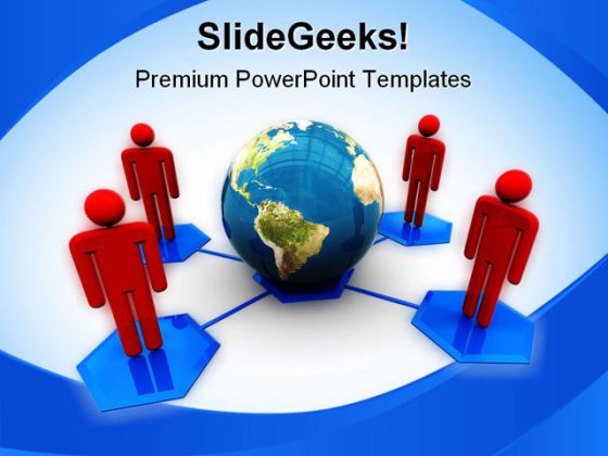 Networking01 Internet PowerPoint Template 0810