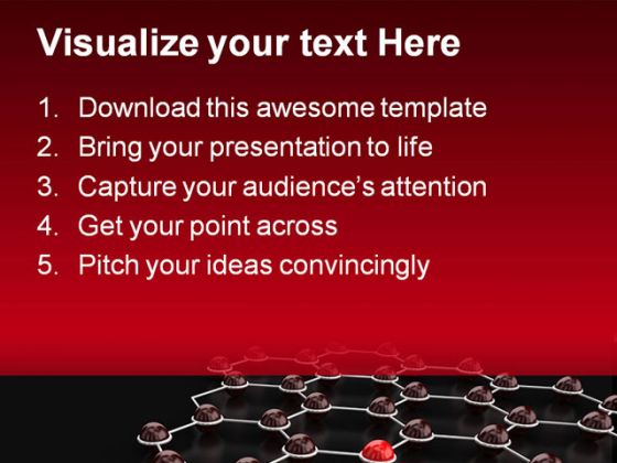 Networking Internet PowerPoint Template 0510