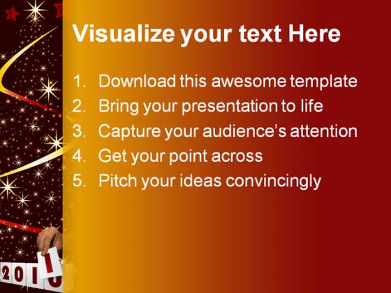 New Year03 Celebration PowerPoint Template 1010