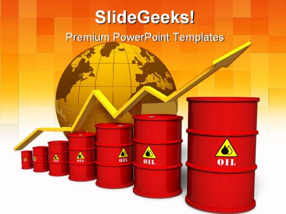 Oil Concept Business PowerPoint Template 0910