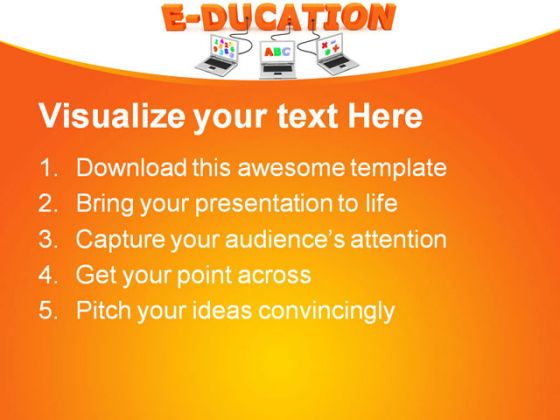 Online Concept Education PowerPoint Backgrounds And Templates 1210