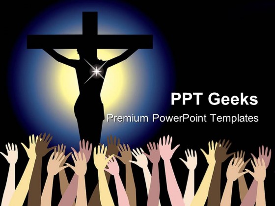 Power Of Jesus Christ Religion PowerPoint Templates And PowerPoint Backgrounds 0411