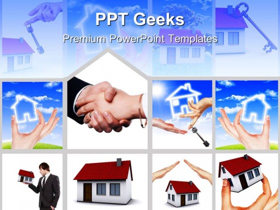 Real Estate Business PowerPoint Templates And PowerPoint Backgrounds 0411
