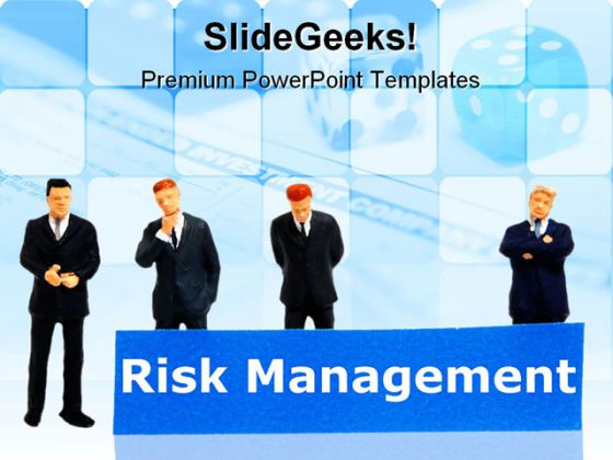 Risk Management Business PowerPoint Template 1110