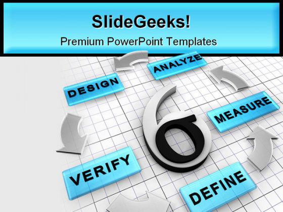Six Sigma Dmadv Project Business PowerPoint Template 0910