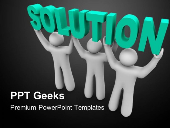 Solution Business PowerPoint Templates And PowerPoint Backgrounds 0411