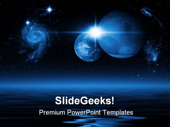 Space Earth PowerPoint Background And Template 1210