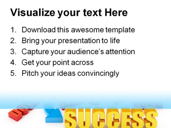 Success01 Business PowerPoint Templates And PowerPoint Backgrounds 0411