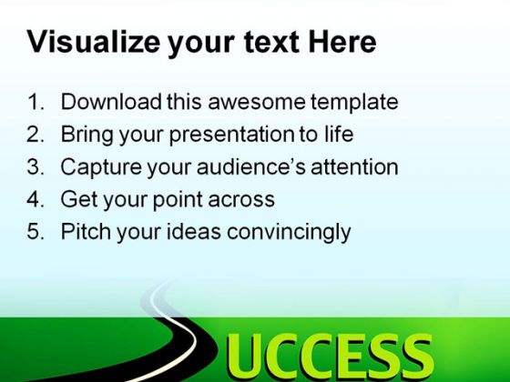 Success Business PowerPoint Template 1110