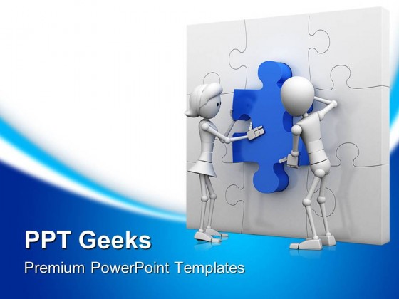 Teamwork03 Business PowerPoint Templates And PowerPoint Backgrounds 0411