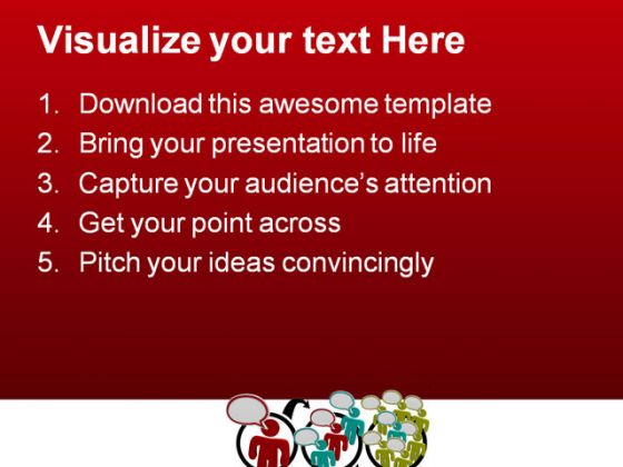 Viral Marketing People PowerPoint Backgrounds And Templates 1210