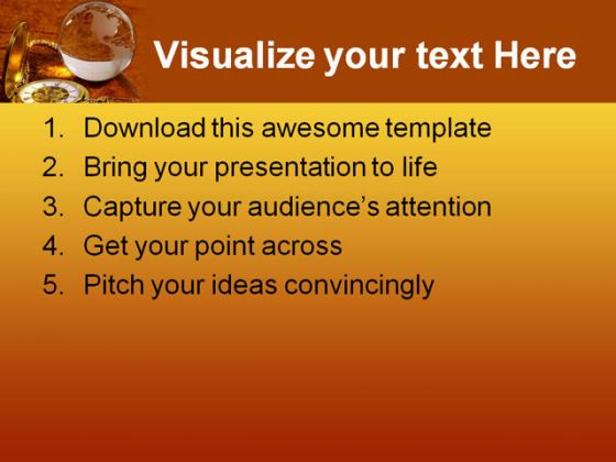 World Time Future PowerPoint Template 1010