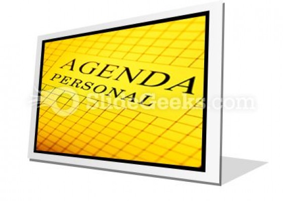 Agenda PowerPoint Icon F