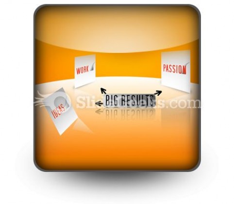 Big Results PowerPoint Icon S