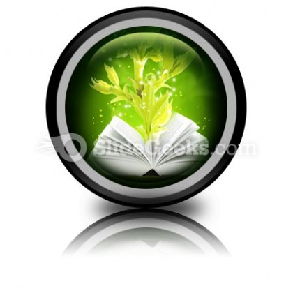 Book Of Magic PowerPoint Icon Cc
